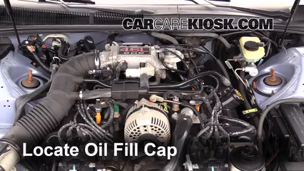 1997 Ford Thunderbird LX 4.6L V8 Aceite Agregar aceite